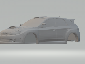 subaru wrx 2009 3D प्रिंट मॉडल