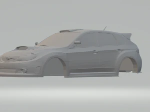 subaru wrx 2009 3D Print Model