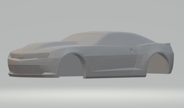 chevrolet camaro copo 2010 3D Druckmodell .c4d .max .obj .3ds .fbx .stl .blend