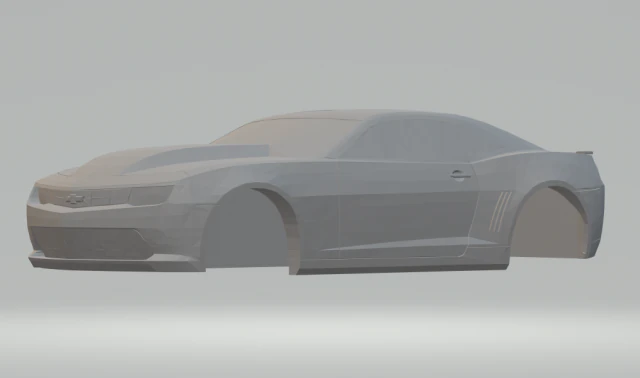 chevrolet camaro copo 2010 3D Print Model .c4d .max .obj .3ds .fbx .stl .blend 