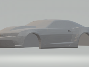 chevrolet camaro copo 2010 3D प्रिंट मॉडल