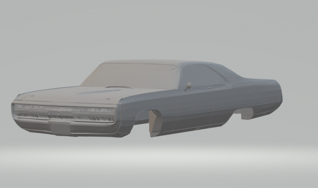 chrysler 300 hurst 3D Baskı Modeli .c4d .max .obj .3ds .fbx .stl .blend 