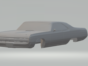 chrysler 300 hurst 3Dプリントモデル