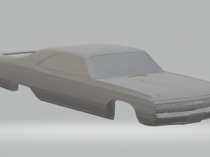 chrysler 300 hurst 3D Baskı Modeli