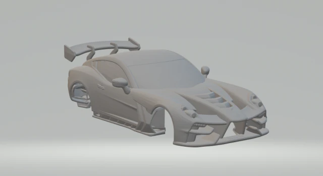 Ginetta akula 3D Print Model .c4d .max .obj .3ds .fbx .stl .blend 
