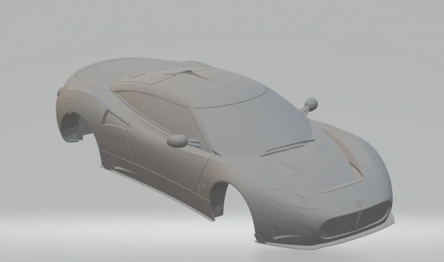 spyker c8 preliator 3D Print Model .c4d .max .obj .3ds .fbx .stl .blend 