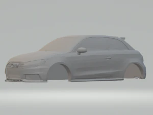 автомобіль ауді а1 слот 3D Принт Модель