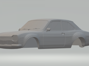 escort rs slot car 3D-printmodel