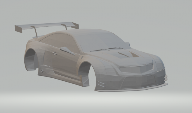 cadillac atsv Modelo de Impressão 3D .c4d .max .obj .3ds .fbx .stl .blend 