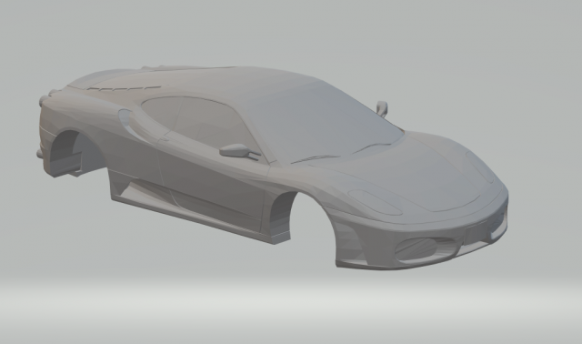 ferrari 430 slotcar diecast Model do druku 3D .c4d .max .obj .3ds .fbx .stl .blend 