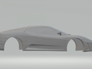 ferrari 430 slotcar diecast Model do druku 3D