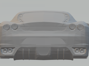 ferrari 430 slotcar diecast Model do druku 3D