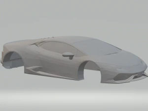 Huracan slotcar pressofuso Modello di stampa 3D