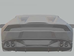 huracan slotcar diecast 3D 프린트 모델