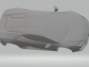 huracan slotcar diecast 3D 프린트 모델
