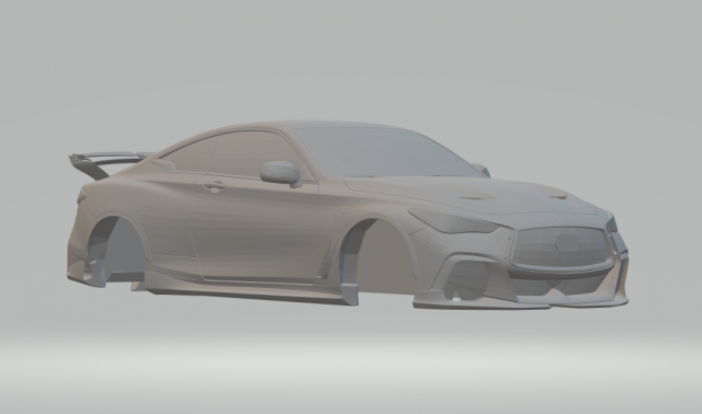 infiniti q60 Modèles 3D en vedette .c4d .max .obj .3ds .fbx .stl .blend 