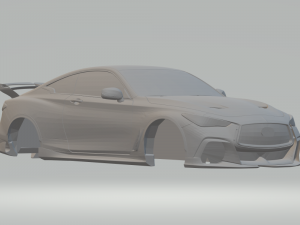 infiniti q60 3D Print Model