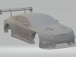 bentley continental gt3 3D Print Model