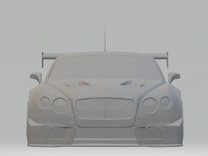bentley continental gt3 3D Baskı Modeli