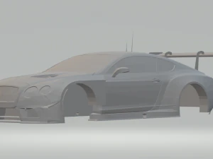 bentley continental gt3 3D Print Model