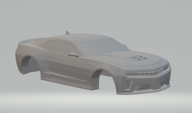 chevrolet camaro zl1 3D Print Model .c4d .max .obj .3ds .fbx .stl .blend 