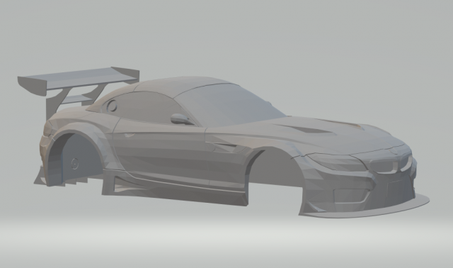 z4 gt3 slot car diecast Modelo de impresión 3D .c4d .max .obj .3ds .fbx .stl .blend 