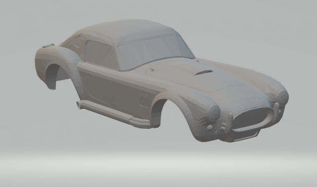 shelby cobra race slot car 3D 打印模型 .c4d .max .obj .3ds .fbx .stl .blend 