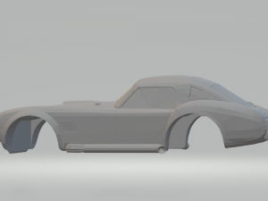 shelby cobra race slot car 3D 打印模型