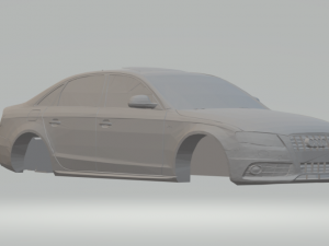 audi a4 2010 3D प्रिंट मॉडल