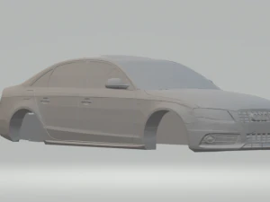 아우디 a4 2010 3D 프린트 모델