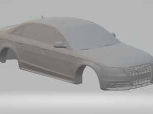 audi a4 2010 Modèles 3D en vedette