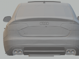 audi a4 2010 Modèles 3D en vedette