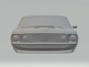 mustang boss 429 69 3D Print Model