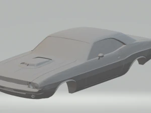 dodge challenger rt 70 3D Принт Модель
