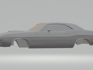 dodge challenger rt 70 Modelo de Impressão 3D