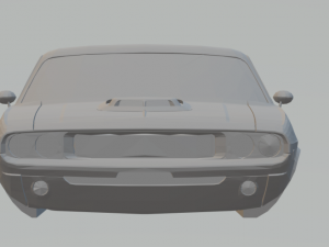 dodge challenger rt 70 Modelo de Impressão 3D