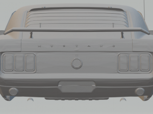 mustang 70 Modelo de Impressão 3D