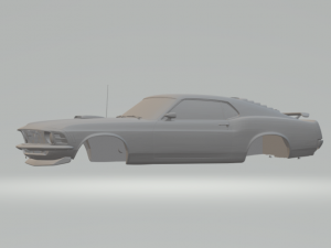 mustang 70 Modelo de Impressão 3D