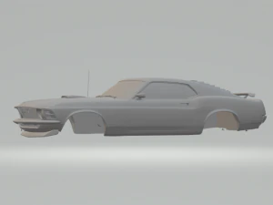 mustang 70 3D Print Model