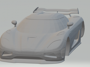 koenigseggagerax 3Dプリントモデル