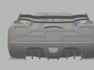 koenigseggagerax 3Dプリントモデル