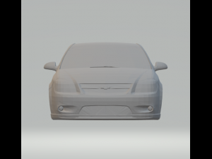 chevrolet cobalt ss 2doors 3Dプリントモデル
