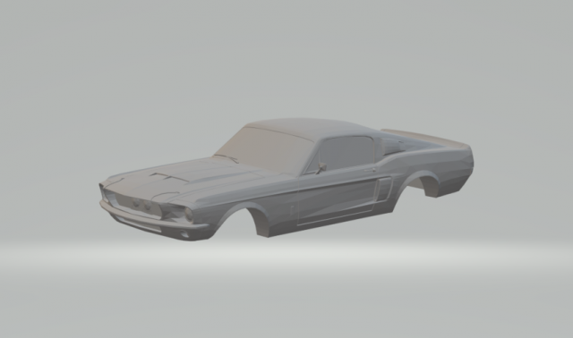 shelby mustang gt500 Modello di stampa 3D .c4d .max .obj .3ds .fbx .stl .blend 