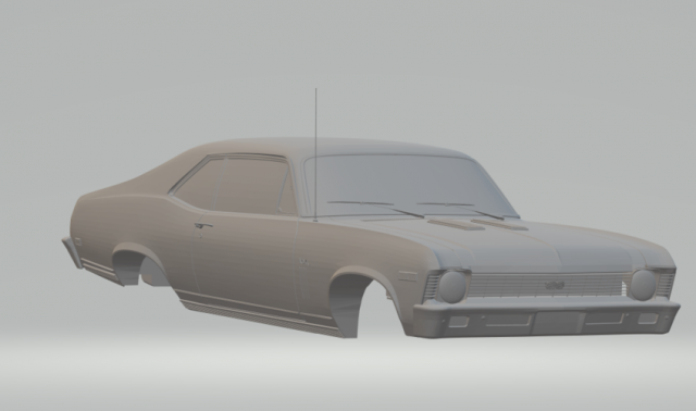 chevrolet nova 68 3D Принт Модель .c4d .max .obj .3ds .fbx .stl .blend 