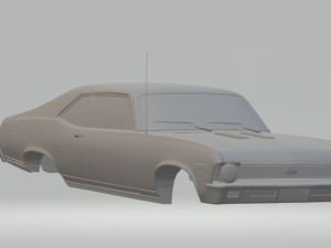 chevrolet nova 68 Modèles 3D en vedette