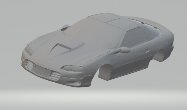 chevrolet camaro 2000 slot car 3D 프린트 모델 .c4d .max .obj .3ds .fbx .stl .blend 