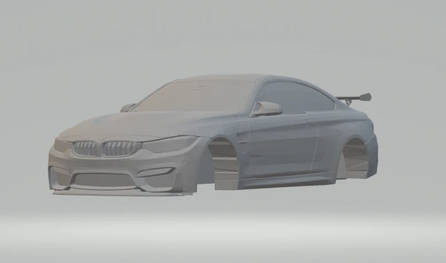 M4 gts 3D Print Model .c4d .max .obj .3ds .fbx .stl .blend 