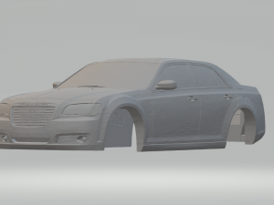 chrysler 300c 2014 slot car Model do druku 3D