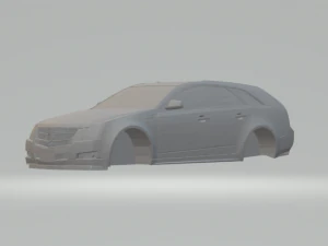cadillac ctsv wagon slot car 3D Print Model