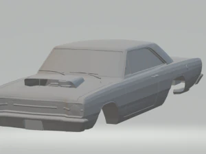 Dodge Dart 68 voiture &agrave; sous Modèles 3D en vedette